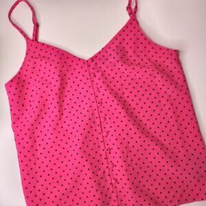 Sanctuary Polka Dot Button Front Tank Size Small